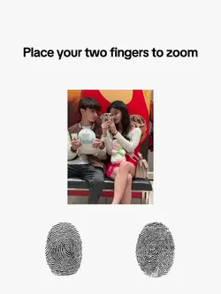 put your two fingers
