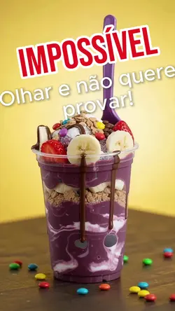 Açaí que faz gol