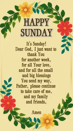 happy Sunday 
