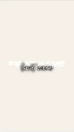 name