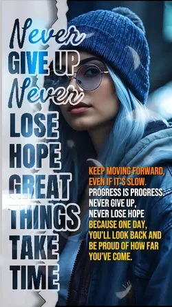 Never lose hope