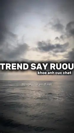 Trend say rượu