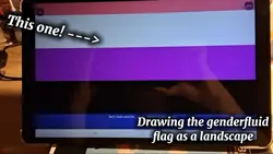 flag as landscape