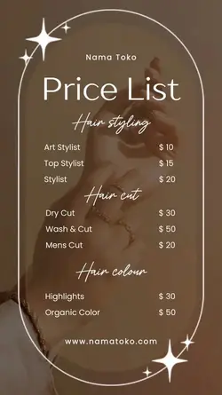 story : pricelist