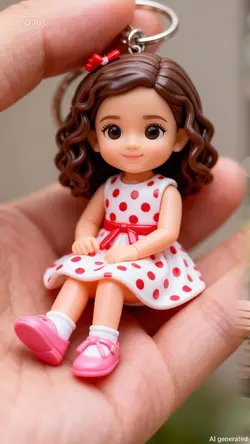 Boneca chaveiro 