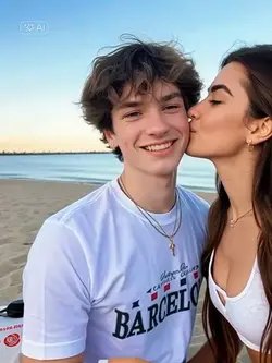 Kiss girlfriend