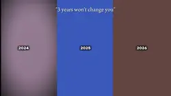 3years glow up