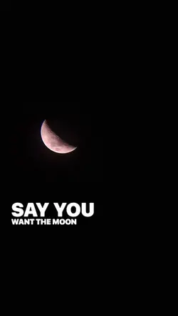 say you want moon