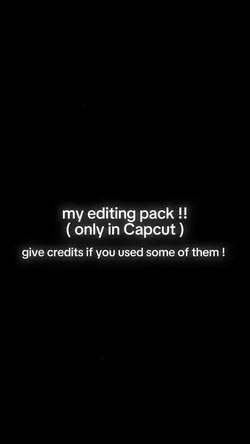 EDITING PACK !