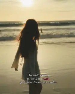 Llorando estará