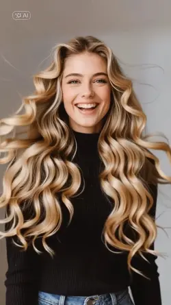 wavy hair 