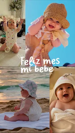 Feliz mes bebe 