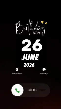 Hbd 26 June 2026 