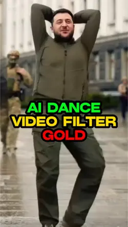 AI DANCE FILTER GOLD