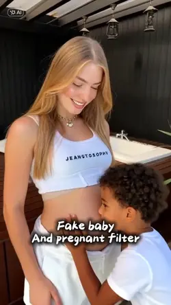 Pregnant and baby