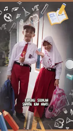 Pergi sekolah