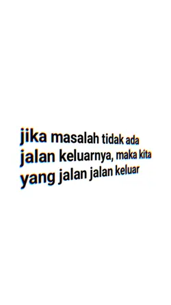 jika masalah tidak