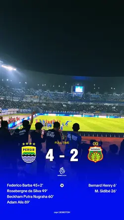 FULL TIME PERSIB VS