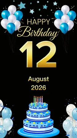 Birthday 12 August