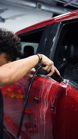 tinting car