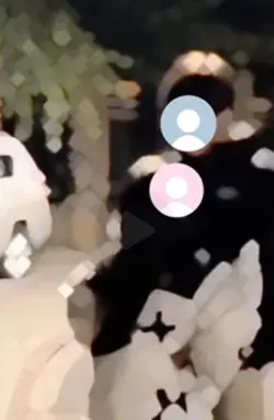 顔ハメカップル