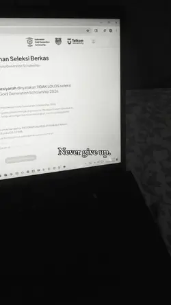 never give up 