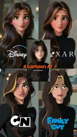 4 cartoon AI
