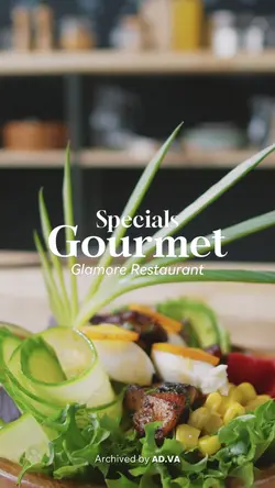 Special gourmet menu