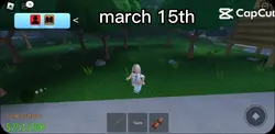 16th of march..