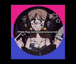 Pride flag template