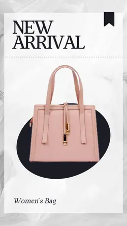 C2B Fashion ads no Models Women's Bag Minimalist IG reels