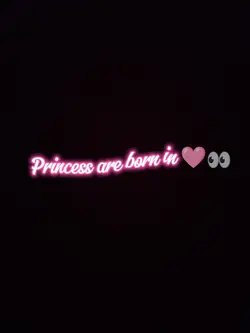 Princess are born in