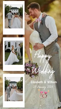 frame photo wedding 