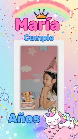 felicidades mi niña 