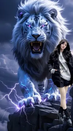 Tiger And Woman