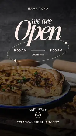 story : we are open