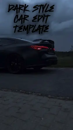Dark car template 🔥