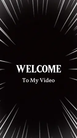 WELCOME TO MY VIDEO