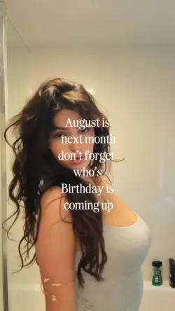 August is.. 