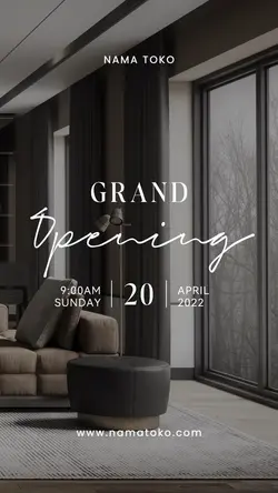 story: grand opening