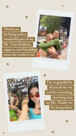 Thx for being there