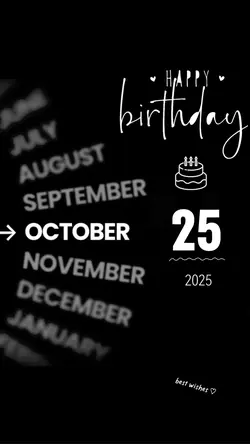 HBD 25 OCTOBER 2025