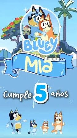 Invitacion Bluey