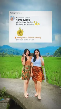 1 tandan pisang