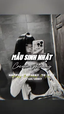 MẪU SINH NHẬT