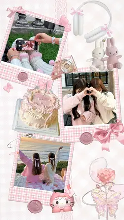 3 pic pink template