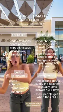 period guide !! 😉 💝