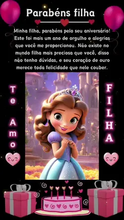 parabéns filha 