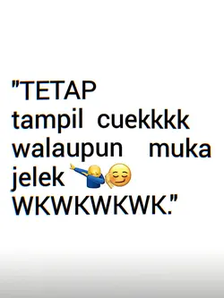 "TETAP tampil cuek
