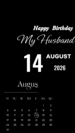 HBD Husband 14 Augus